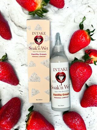 INTAKE Soak’n Wet Vanilla Cream lubricant