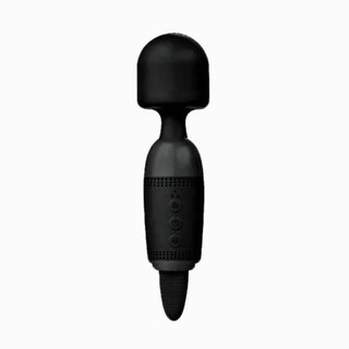 Magic Lick waterproof dildo wand massager splashing in water.