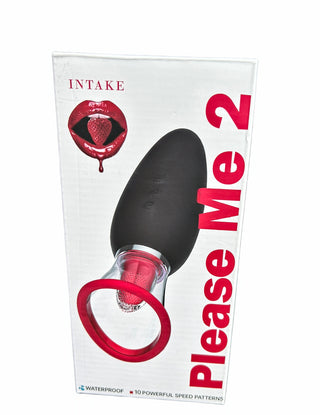 INTAKE Please Me 2 box and product displayed together