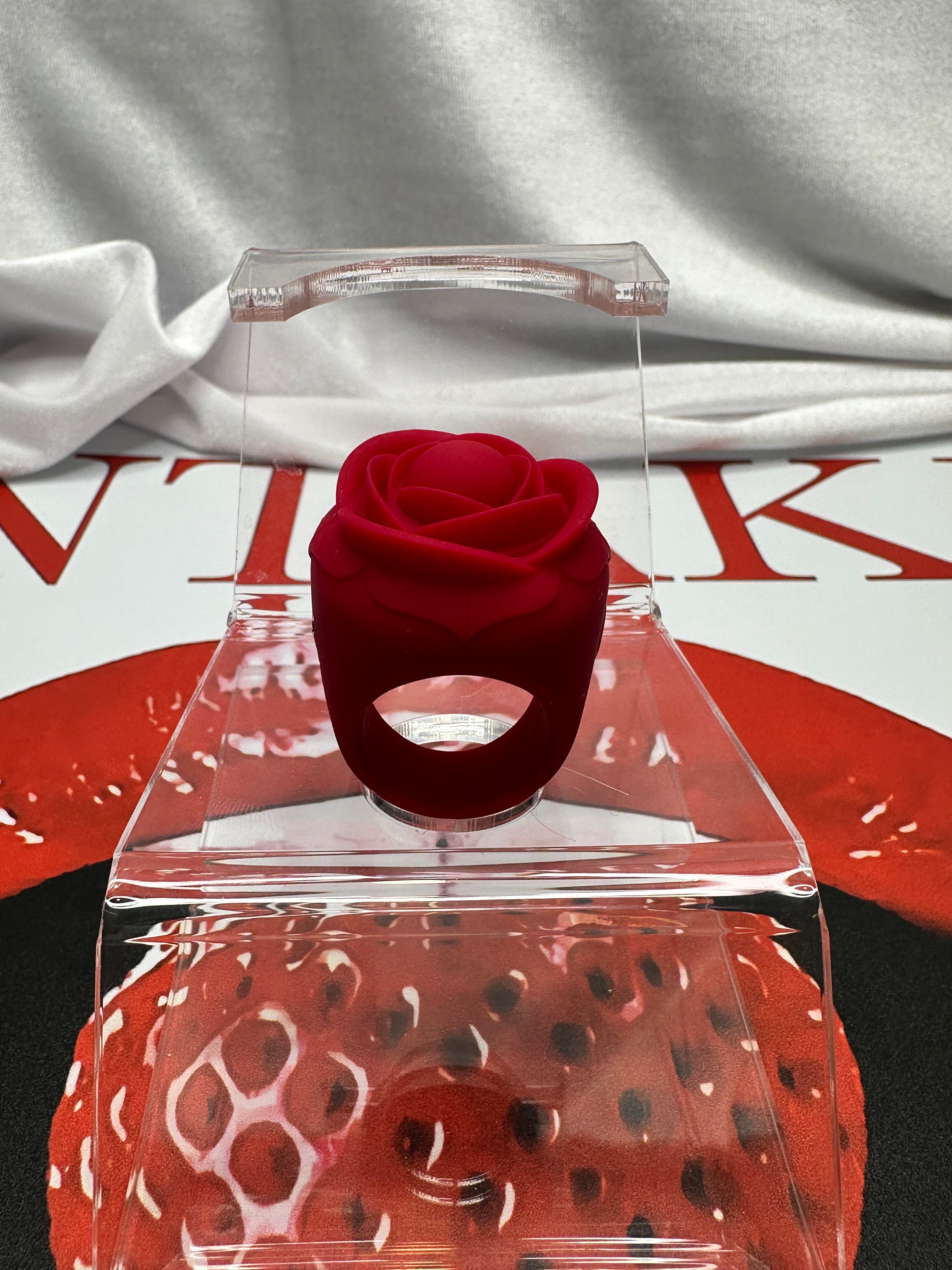 Blooming Rose Ring 10-Mode Vibrating Rose Stimulator | INTAKE Blooming Rose Ring 10-Mode Vibrating Rose Stimulator | INTAKE