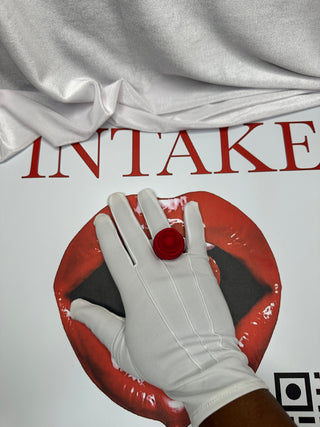 Close-up of Blooming Rose Ring highlighting 10 vibration modes