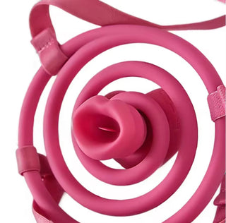 Heart 2 Heart bra displayed close up. Showing interchangeable soft lips.  