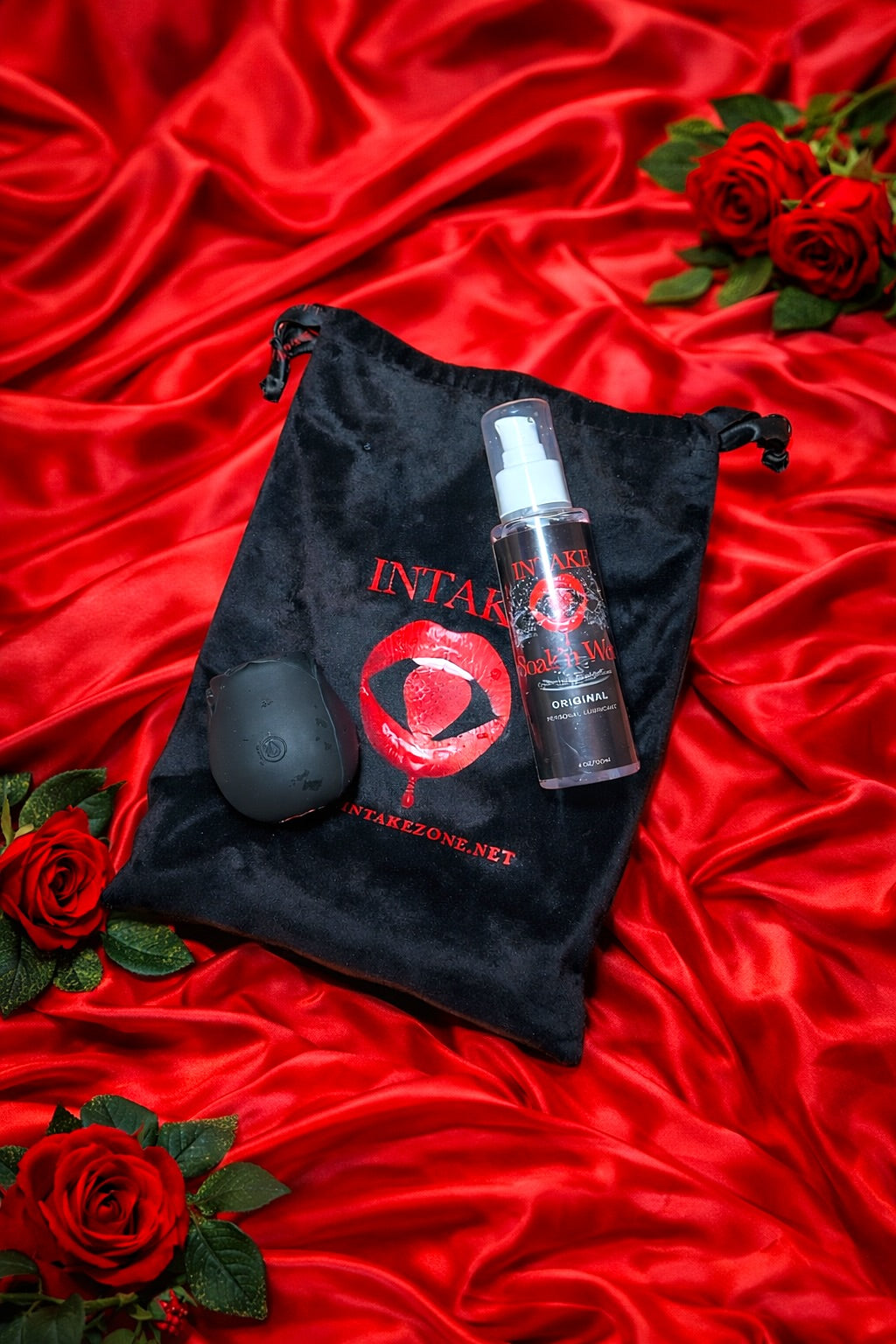 The Ultimate Rose (Black Edition) Clitoral Suction Toy by INTAKE The Ultimate Rose (Black Edition) Clitoral Suction Toy by INTAKE